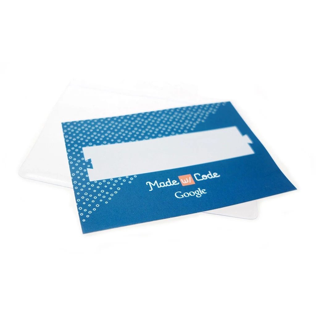 4 1/4"x3" Pouch Insert Cards (Style 450) 1