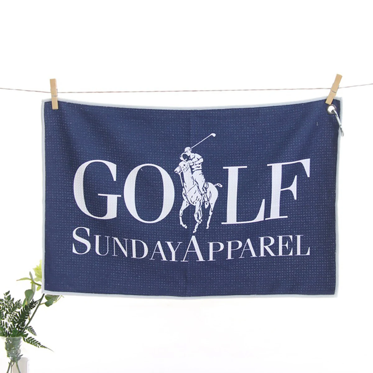 15" x 18" Golf Towel w/Grommet 1