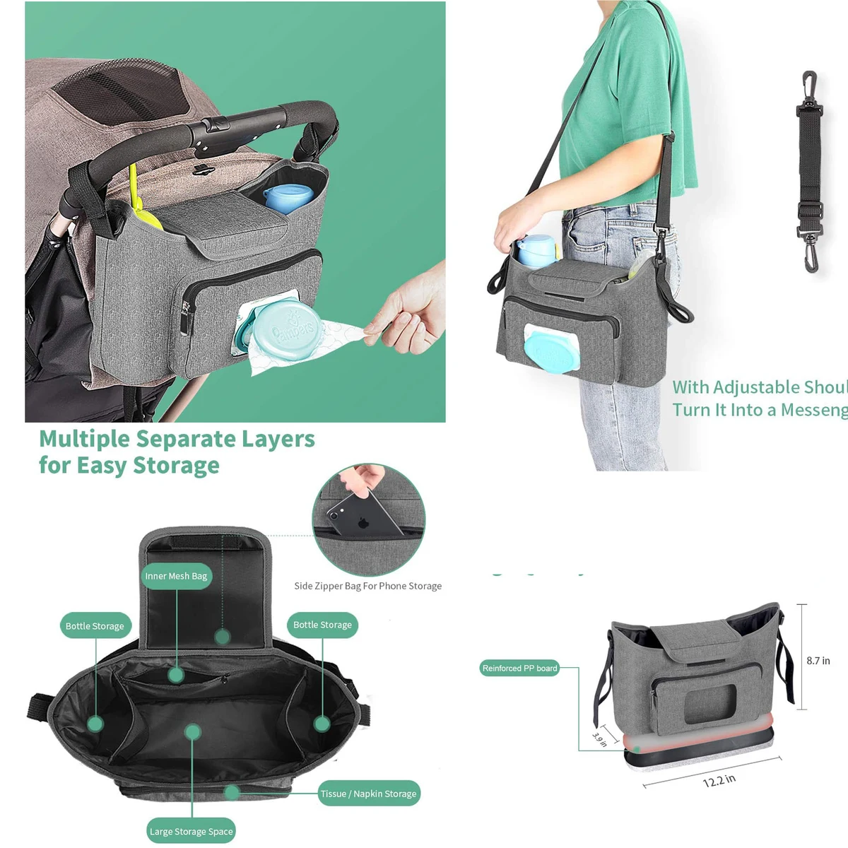 Baby Stroller Organizer 1