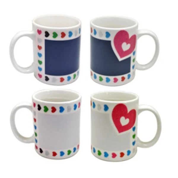 New Design Temperature Color Changing Ceramic Cup 1