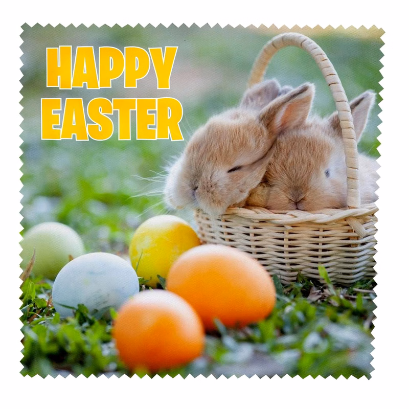 5 X 5 MIRCOFIBER EASTER CLEANING CLOTH