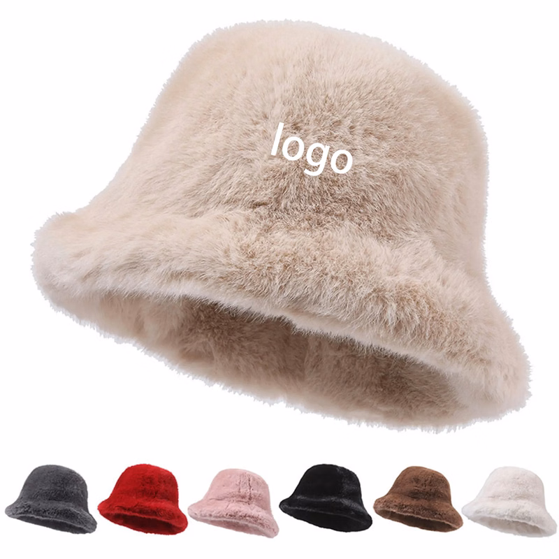 Winter Faux Fur Bucket Hat