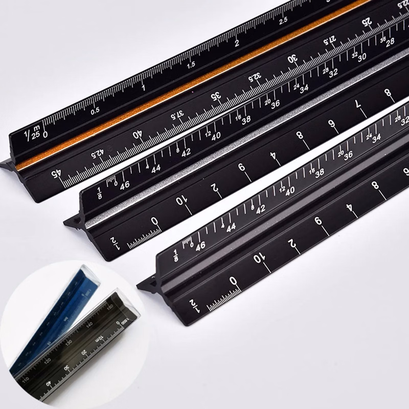 12" Aluminum Architect Scale