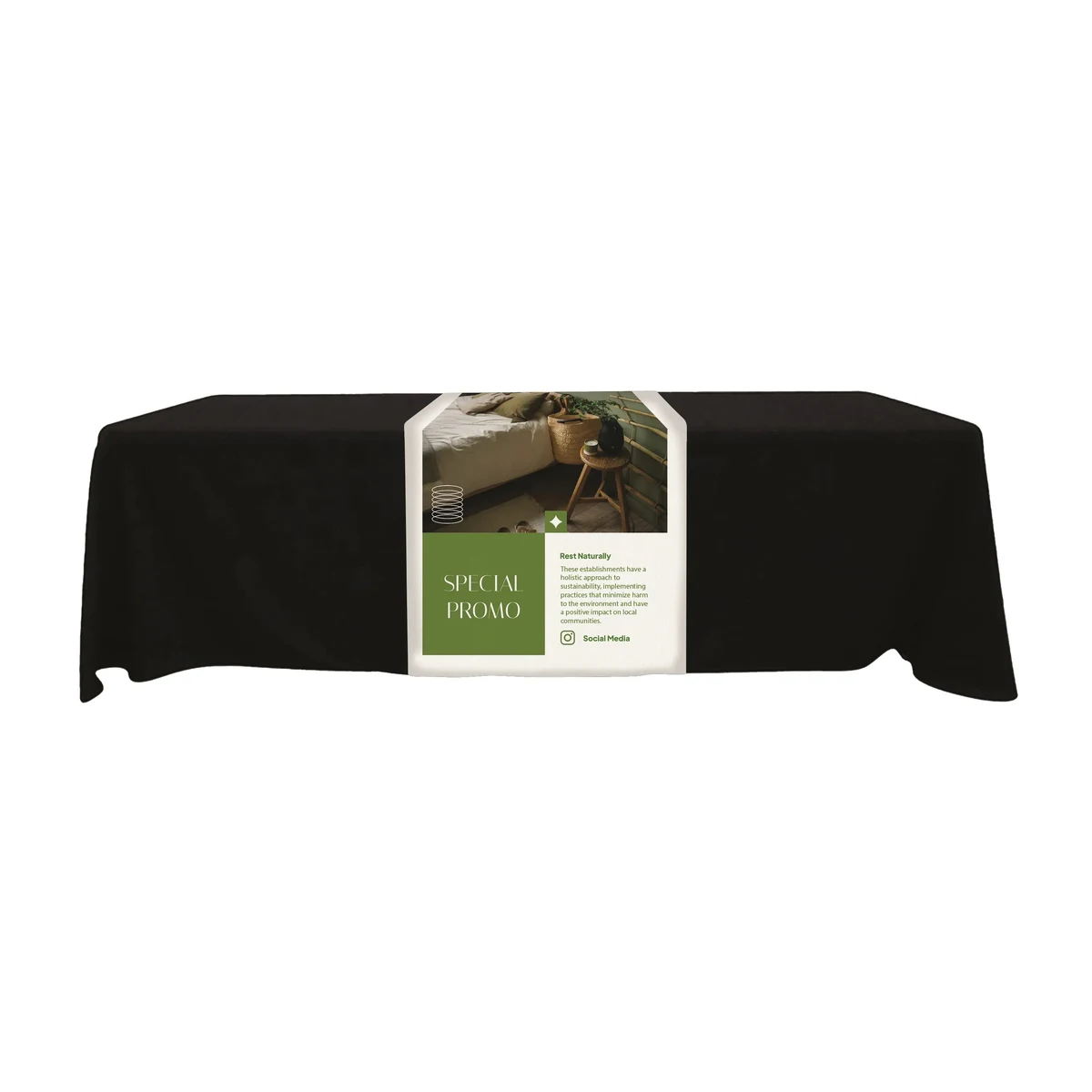 30"x88" RPET Table Runner 1