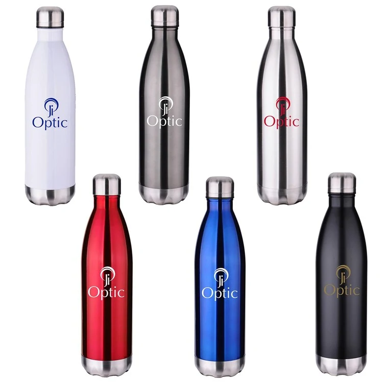 Everest 26 Ounce Stainless Vacuum Bottle, custom water bottle with logo imprint 1