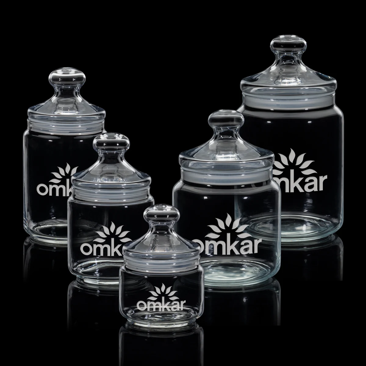 Somerset Jar & Lid - Deep Etch 1