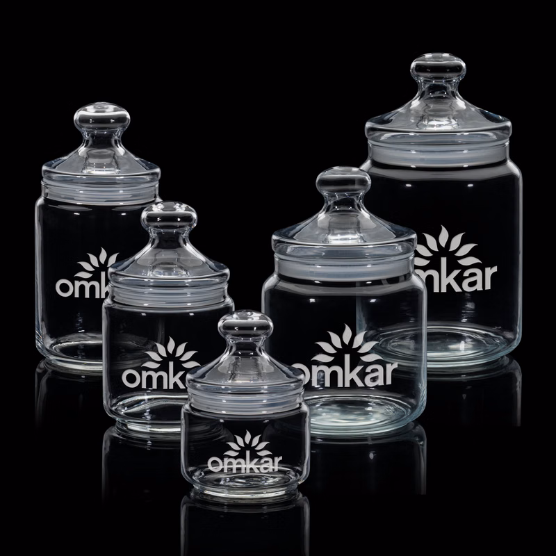 Somerset Jar & Lid - Deep Etch