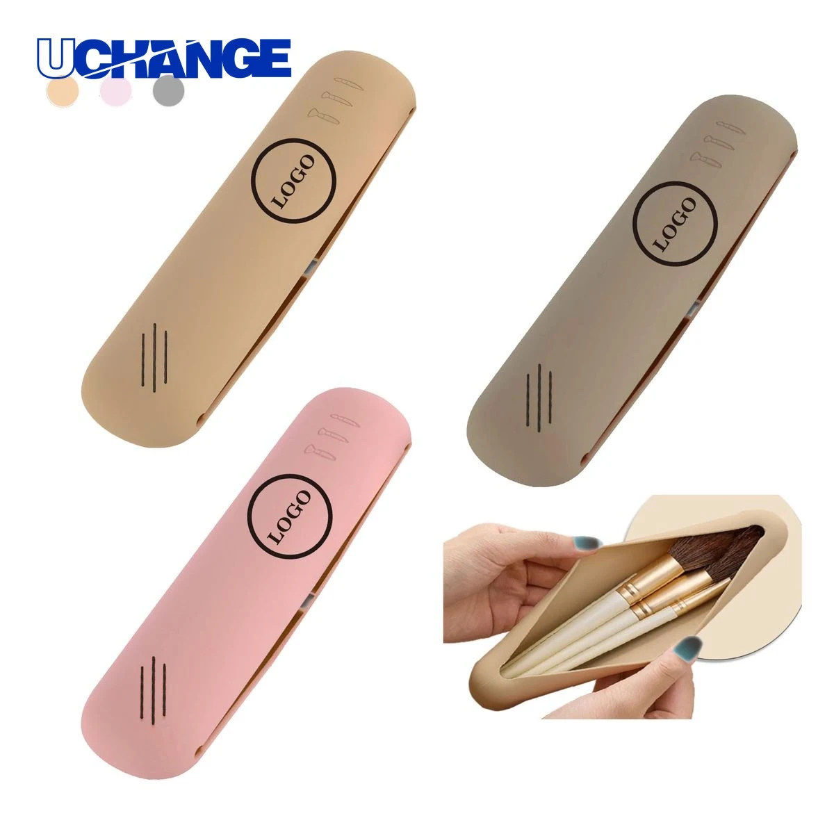Silicone Makeup Brush Storage Bag 1