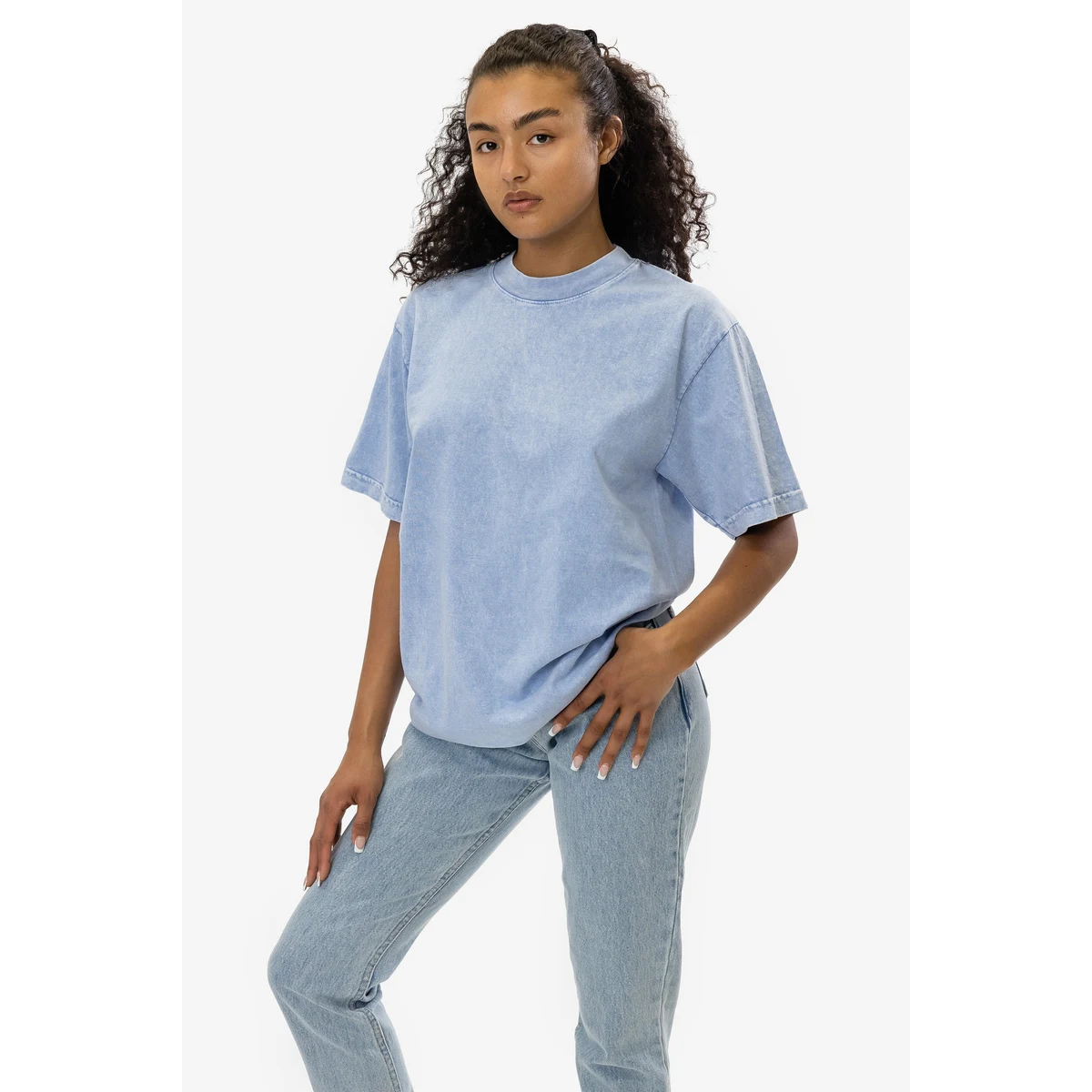 6.5 OZ S/S GARMENT DYE T-SHIRT (MINERAL WASH) 1