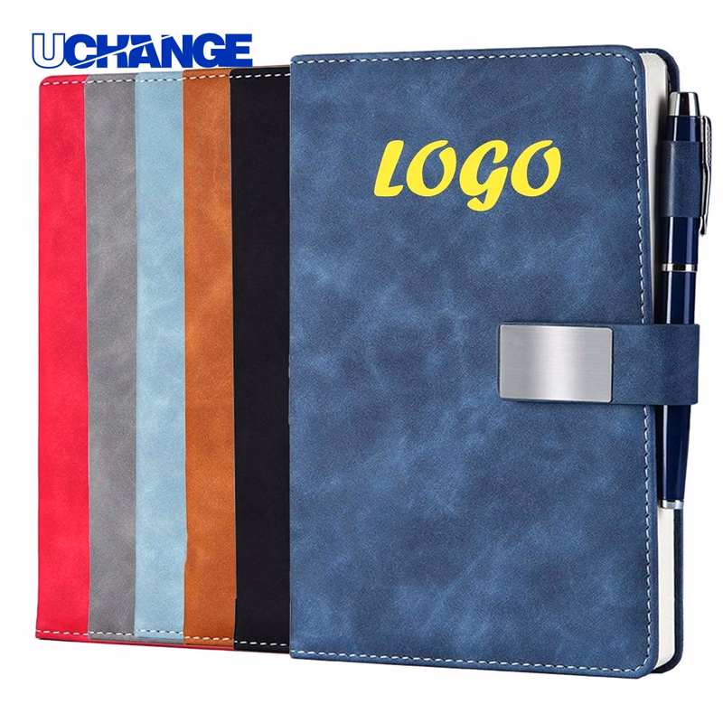 A5 PU Leather Notebook Journal with Buckle