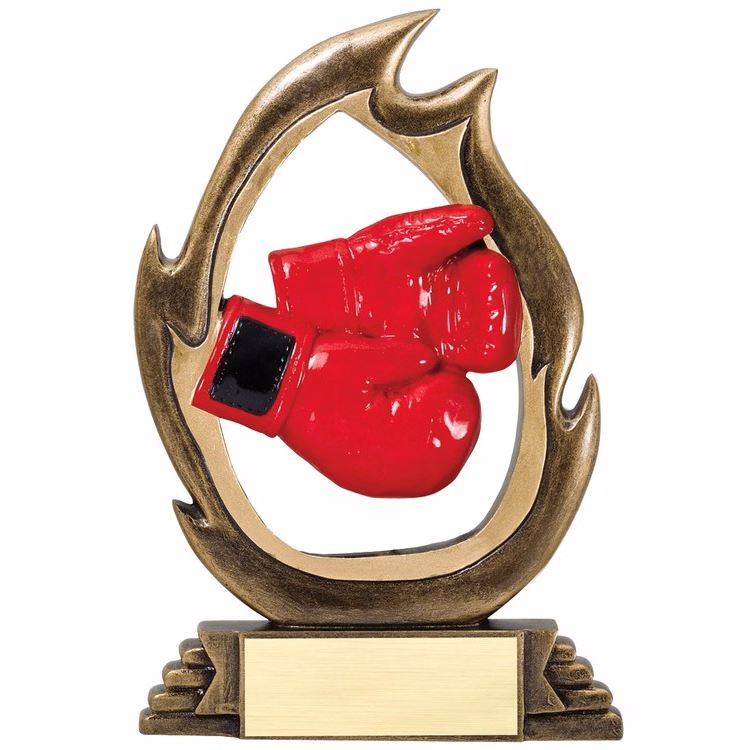 7 1/4" Tall Boxing Flame Series Award