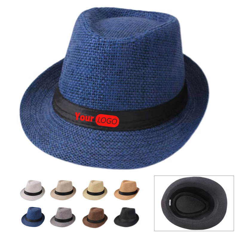 Eco-Friendly Natural Straw Fedora