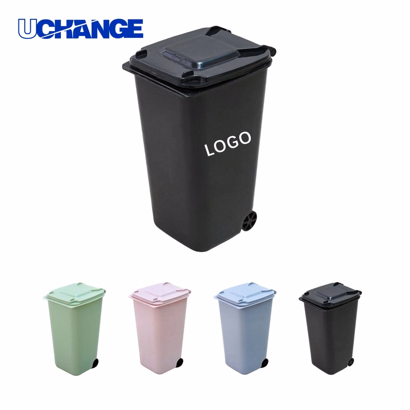 Mini Plastic Desktop Trash Can