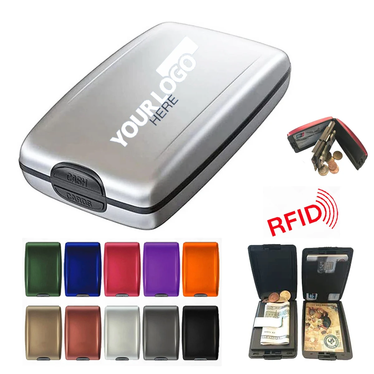 Aluminum Wallet 1
