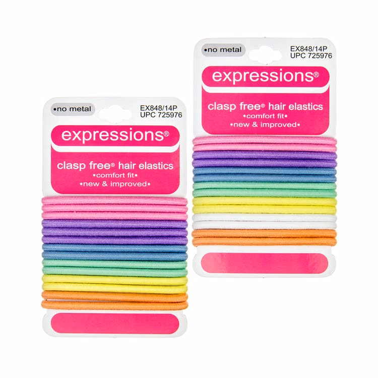 Hair Elastics - Pastel 14 Pack