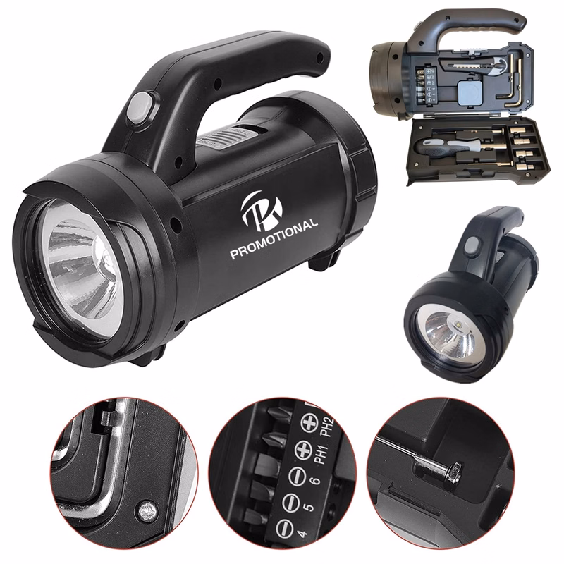 17 PCS LED Flashlight Household Repairing Tool Kit