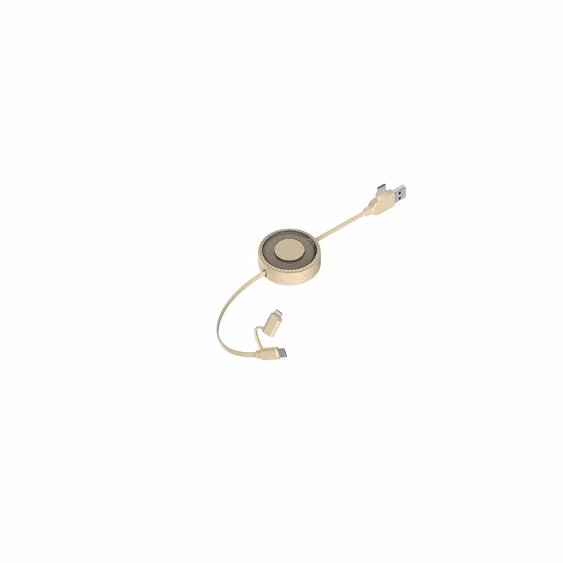 Wheat Straw Recycled Charging Cable