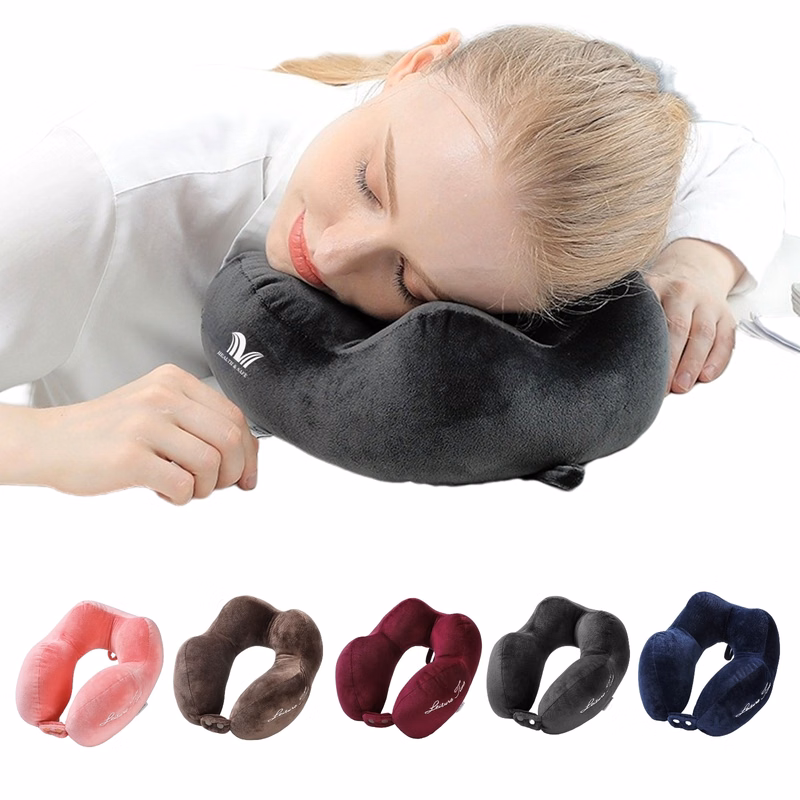 Stretchy U-Shaped Neck Travel Pillow