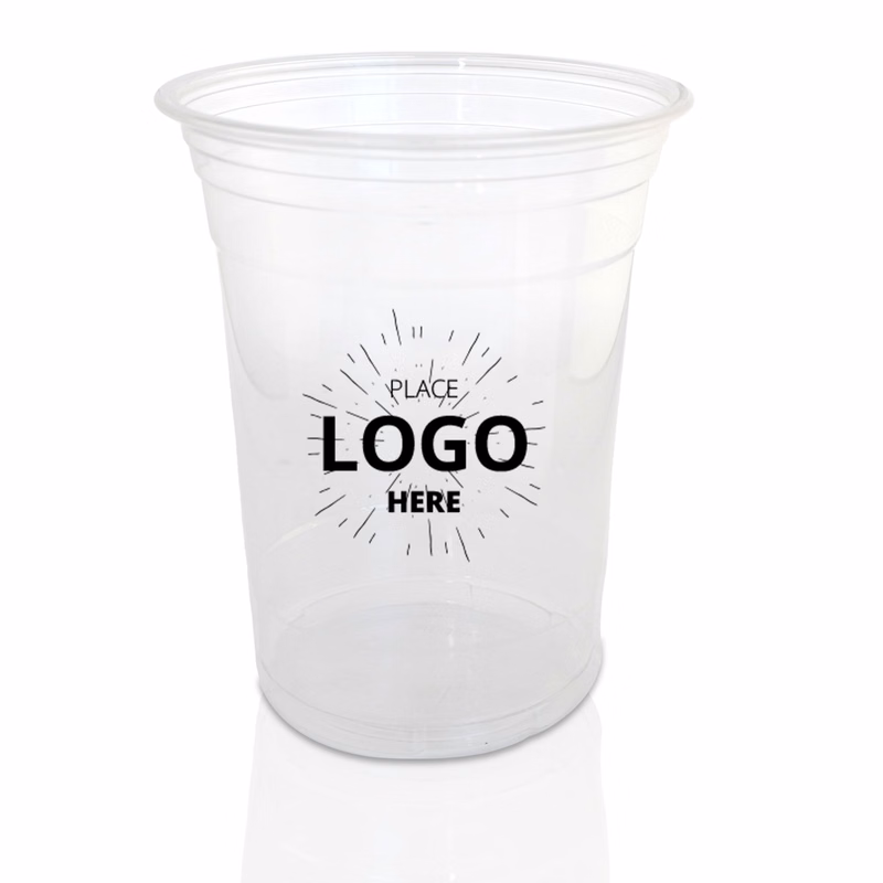 MOQ50 16oz Disposable Clear Plastic Cup MOQ 50