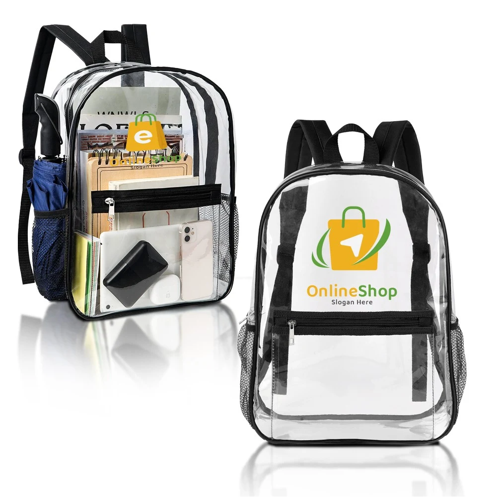 Heavy Duty Transparent PVC School Backpack 1