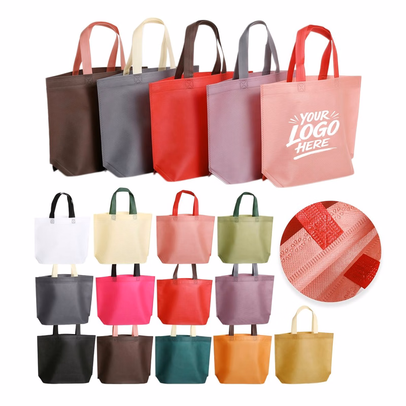 Custom Nonwoven Shopping Tote Bag With Fold Design