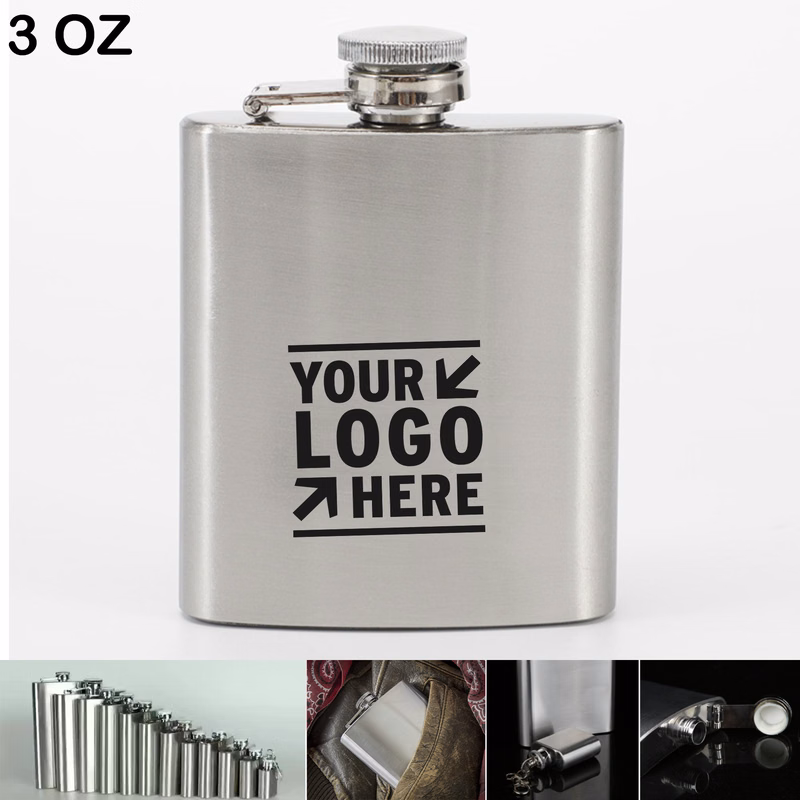3oz 84ml Stainless Steel Hip Flask