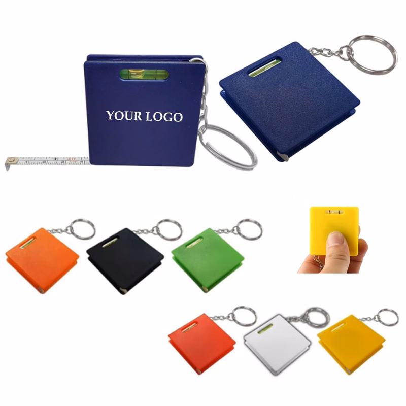 Mini Keychain Level 1meter Measuring Steel Ruler