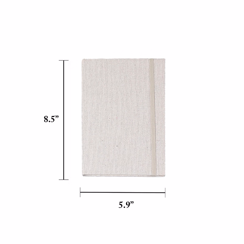 MOQ15 Linen A5 Hardcover Journal For Office Use