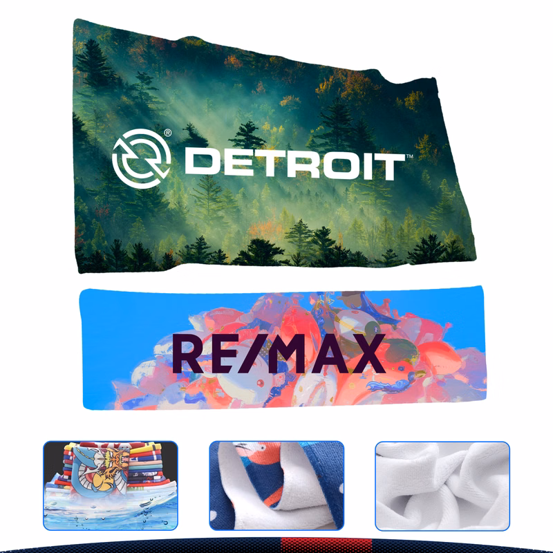 Sports Print Towel