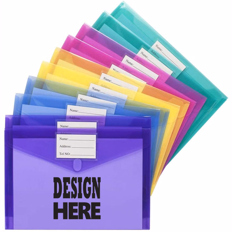 A4 Transparent Document Folder