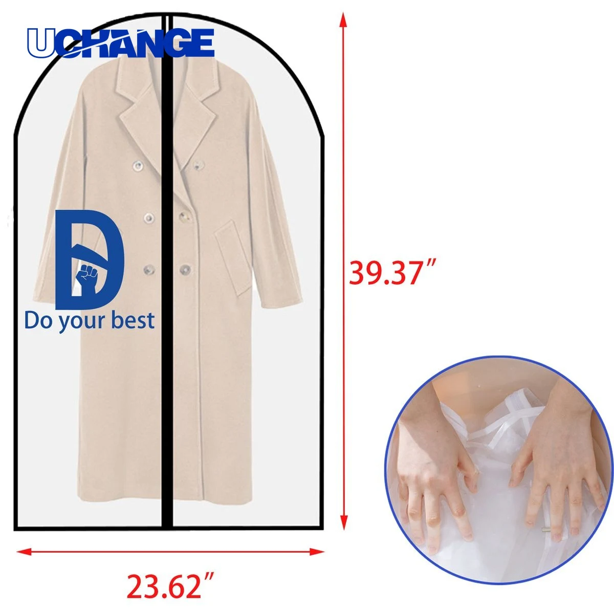 Moth-Proof Dust Clothes Bag for Wardrobe Storage 1