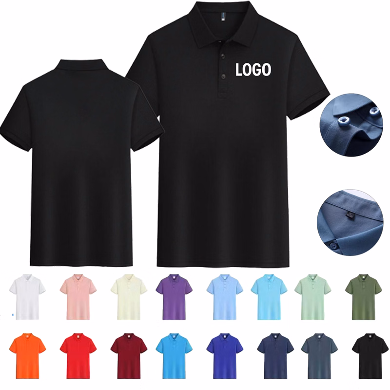 Custom Polyester Polo Shirt With Logo S-7XL