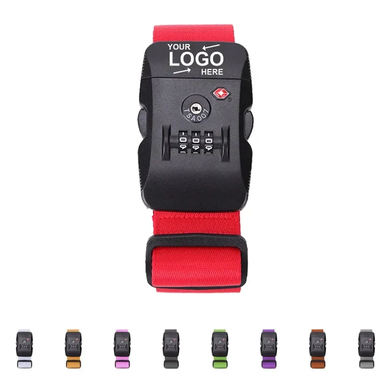 Adjustable Luggage Belt With Combination Lock 1