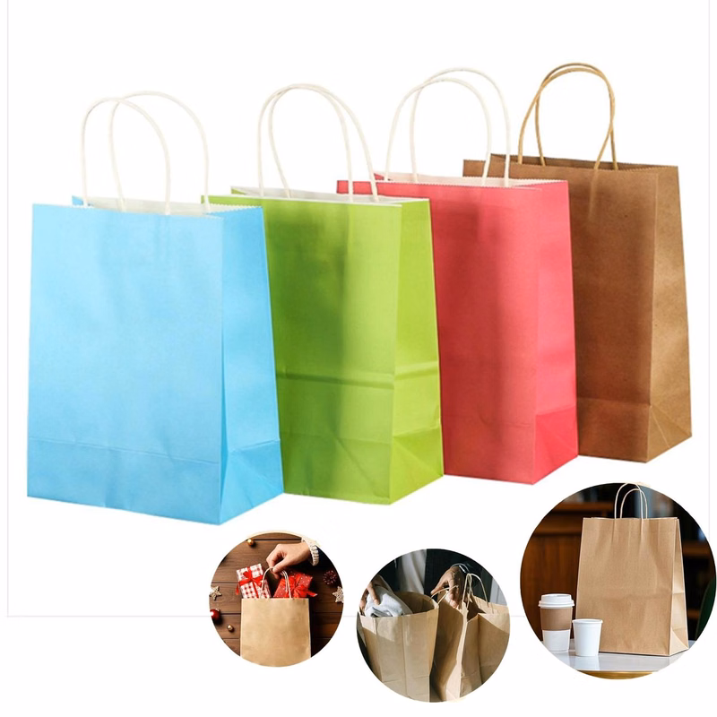 Bulk Kraft Paper Bags for Retail or Party Use