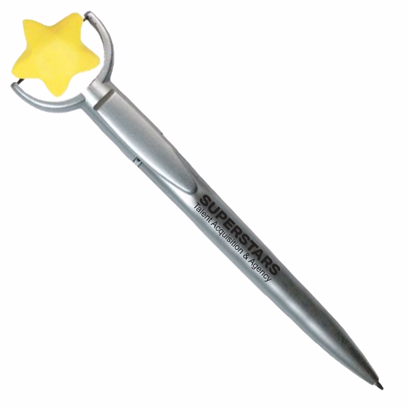 Star Specialty Pen w/Squeeze Topper
