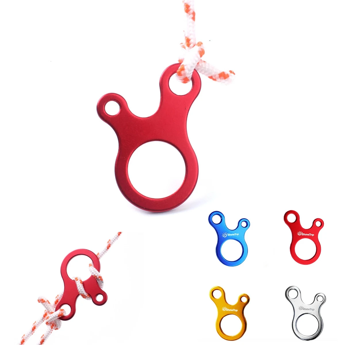 Outdoor Snail Shaped Fast Knot Rope Carabiner 1