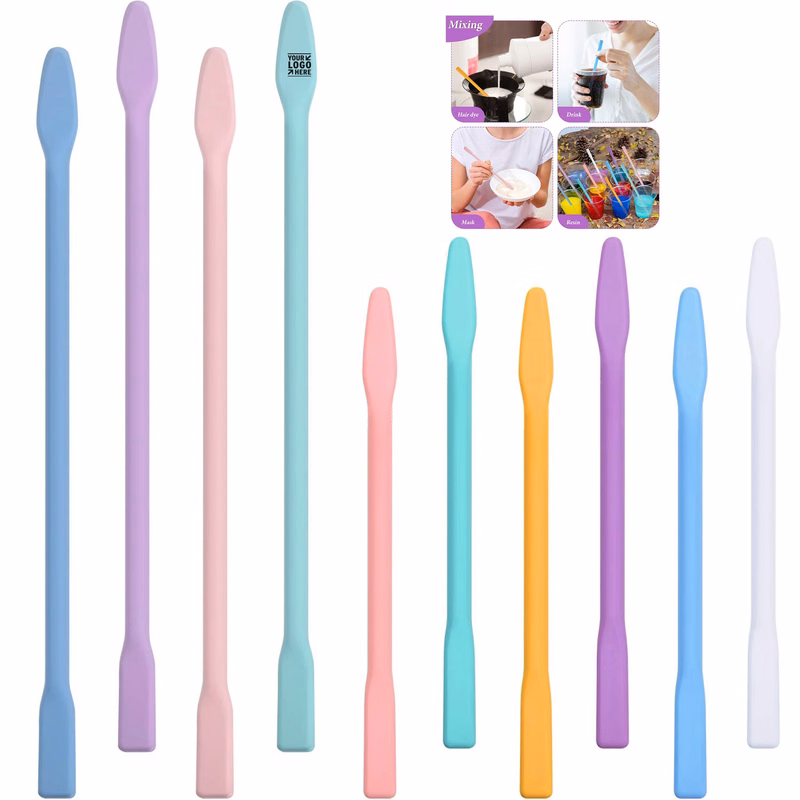 10 Pieces Silicone Stir Sticks