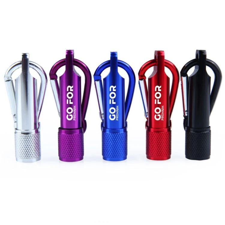 2-in-1 Portable Mini Flashlight Torch Keychain 1