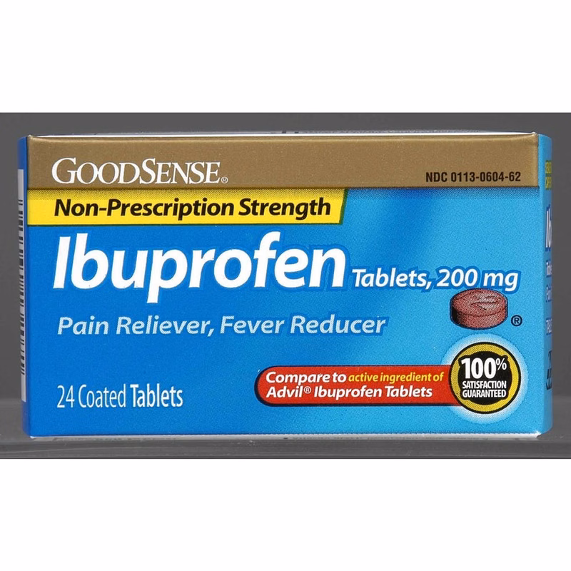 Ibuprofen Tablets - 200 mg 72 Pack