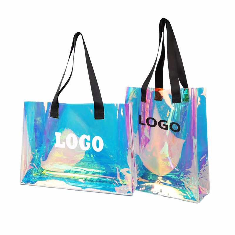 Holographic Clear Tote Bag MOQ100