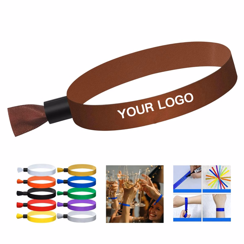 One Time Use Polyester Wristbands for Event Access
