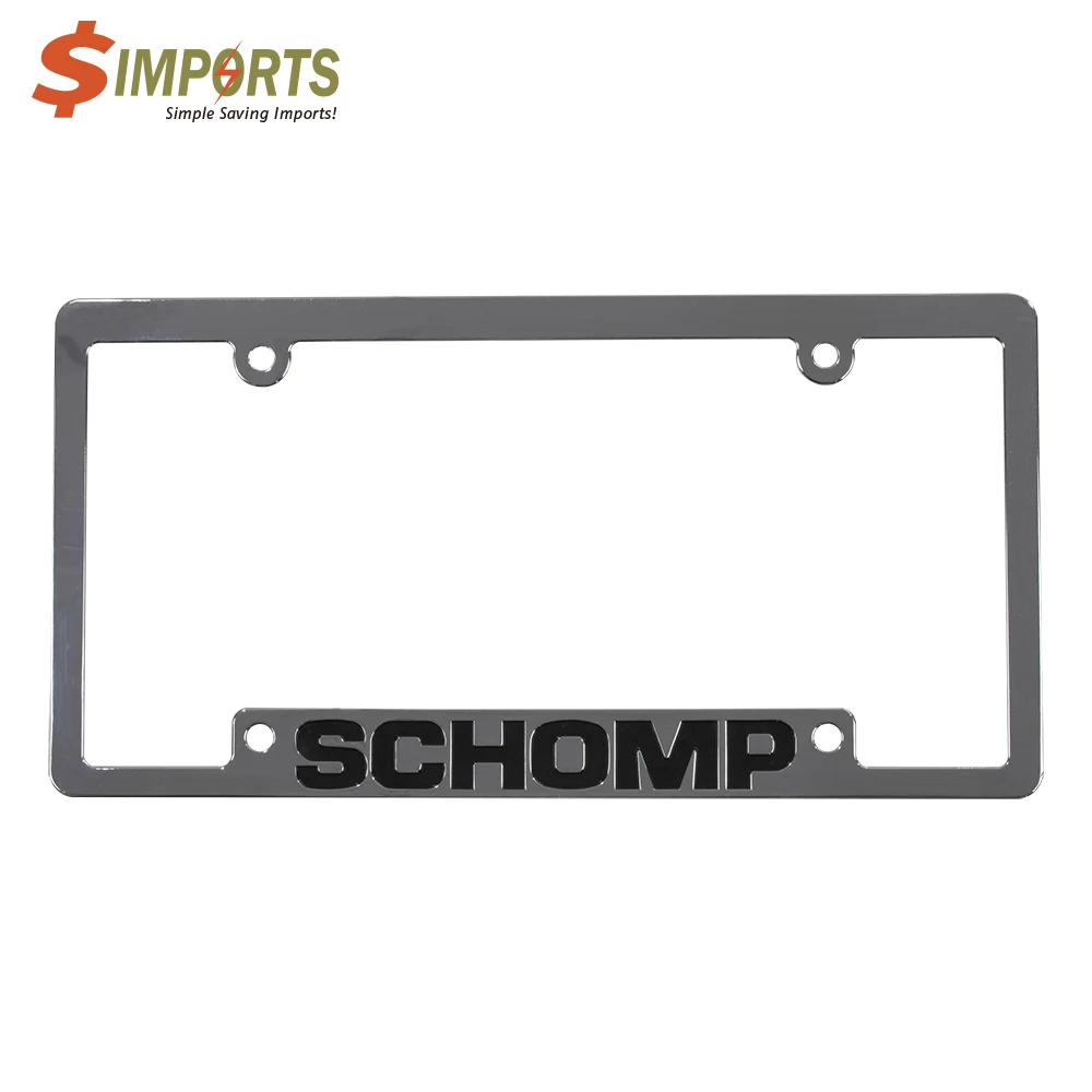 Custom ABS License Plate Frame - Simports 1