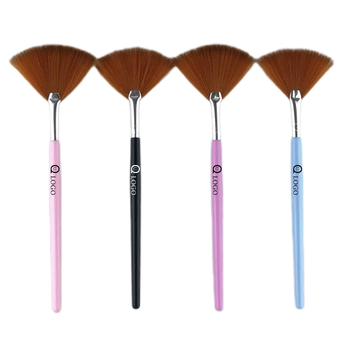 Fan-Shaped Facial Cosmetics Brush 1