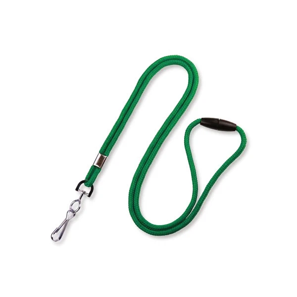 1/8" Breakaway Blank Lanyard w/Swivel Hook (Kelly Green) 1