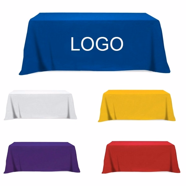 Flat 4-Sided Table Cover (8-Foot Standard Table)