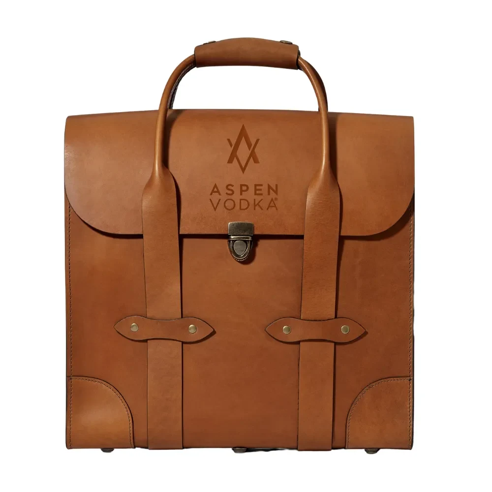 3-Bottle Leather Bag 1