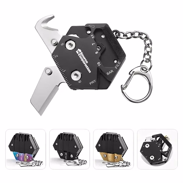 Mini Multitool Folding Tool Keychain