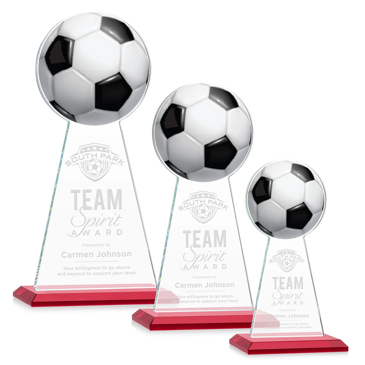 Edenwood Soccer Award - Red 1
