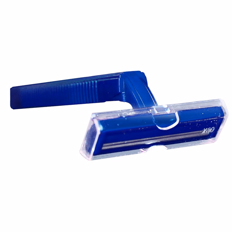 Bulk Twin Blade Razors Blue 4"