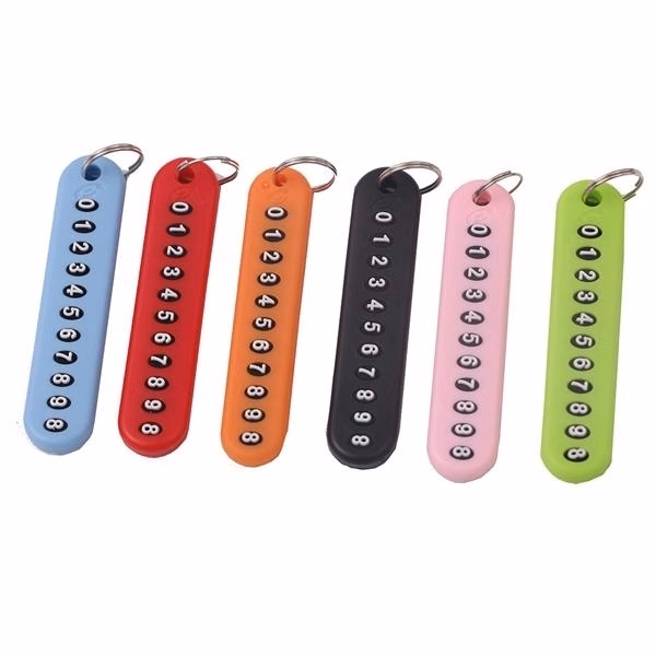 Number plate Key chain